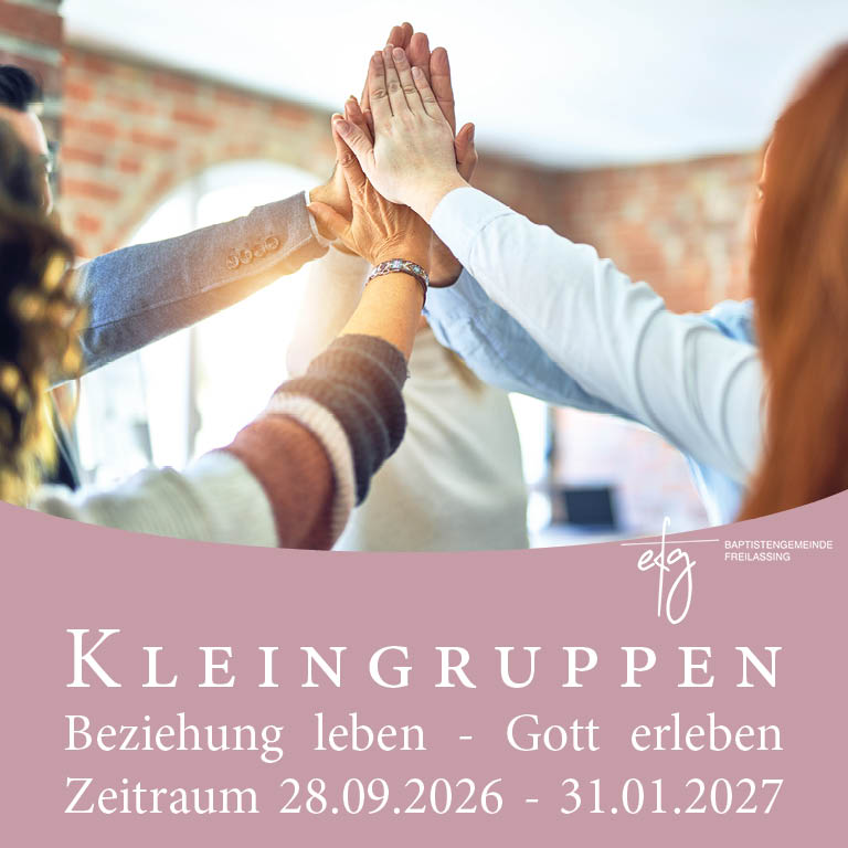 Kleingruppen-Broschüre — Titel